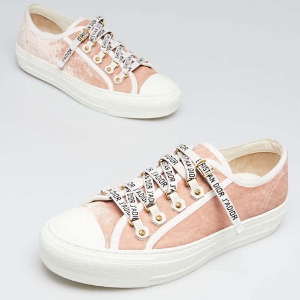 🌟Christian Dior Blush Velvet Trainers 🌟